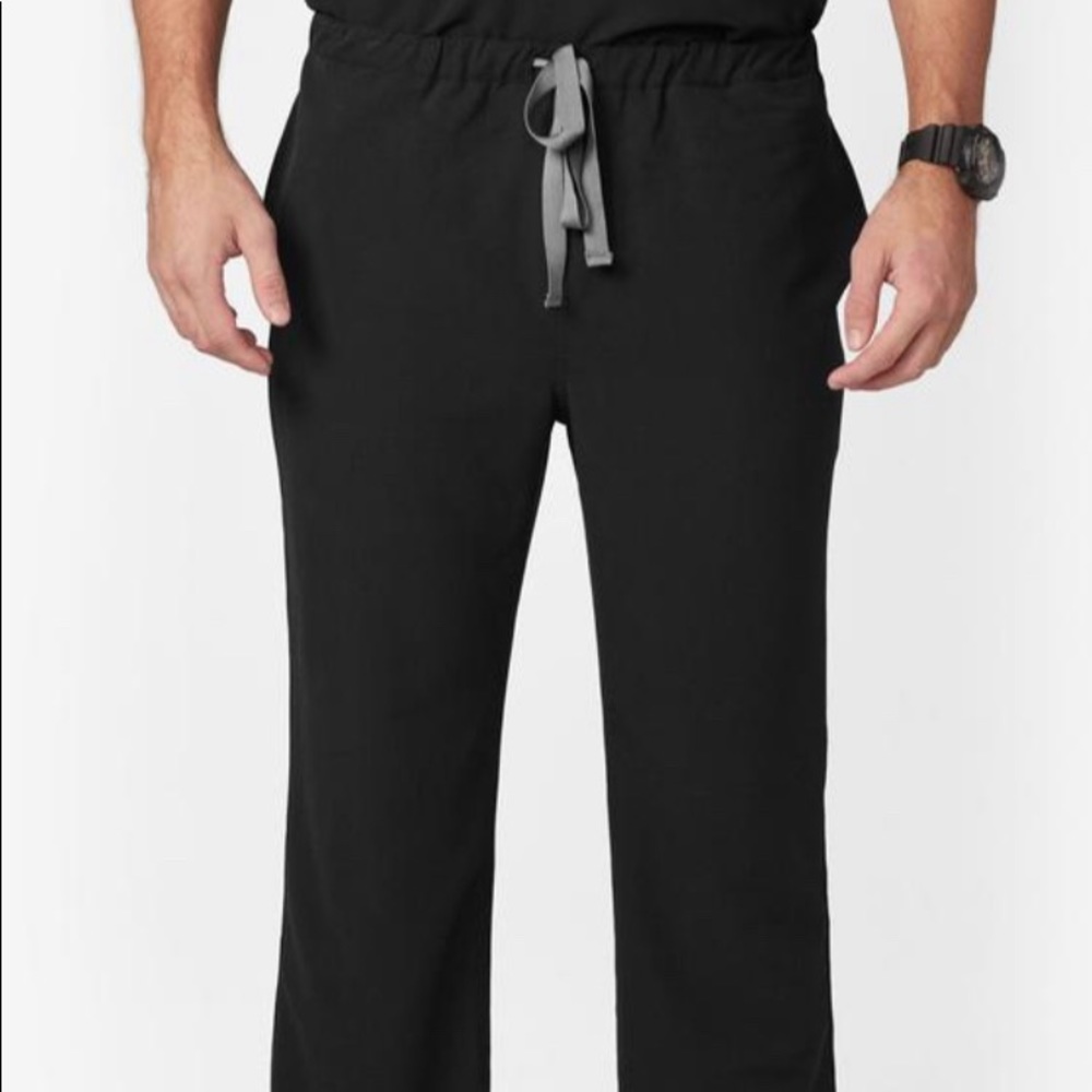 FIGS Mens Pisco Scrub Pants (small, black)